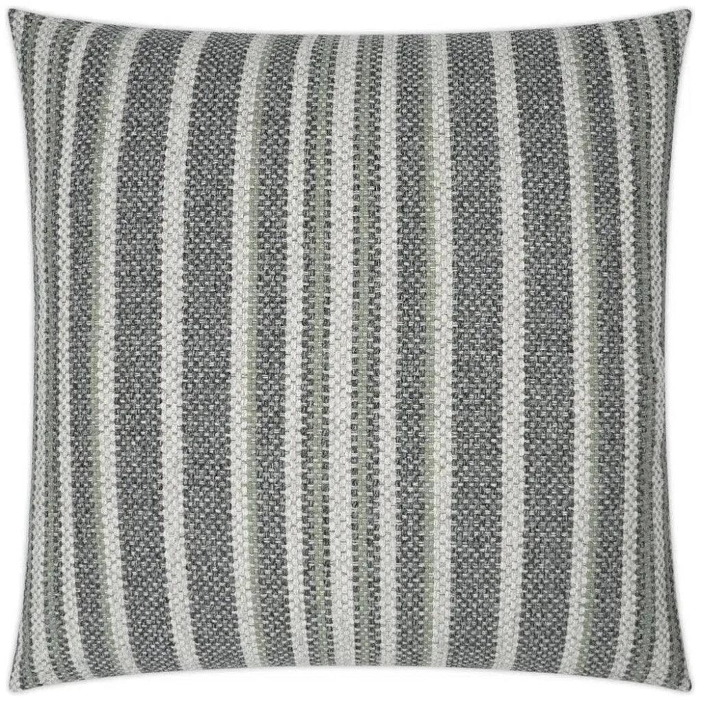 Ernest Graphite Stripes Grey Large Throw Pillow Insert - LOOMLAN - D.V. Kap - Throw Pillows