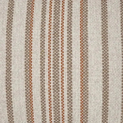Ernest Rust Stripes Copper Large Throw Pillow Insert - LOOMLAN - D.V. Kap - Throw Pillows