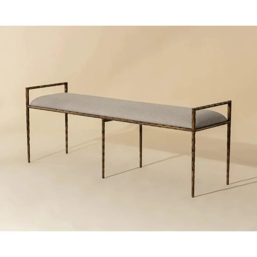 Esai Fabric Backless Bench - LOOMLAN - SUNPAN - Bedroom Benches