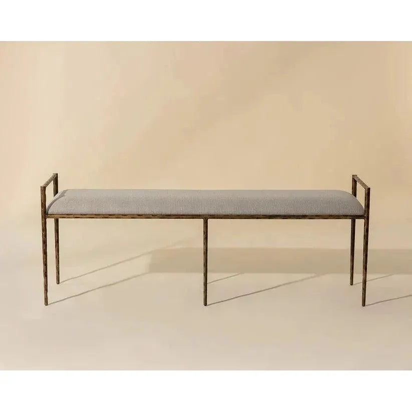 Esai Fabric Backless Bench - LOOMLAN - SUNPAN - Bedroom Benches