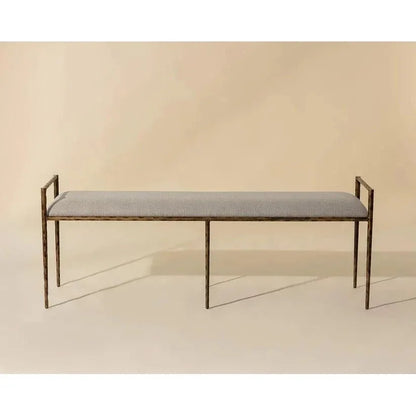 Esai Fabric Backless Bench - LOOMLAN - SUNPAN - Bedroom Benches