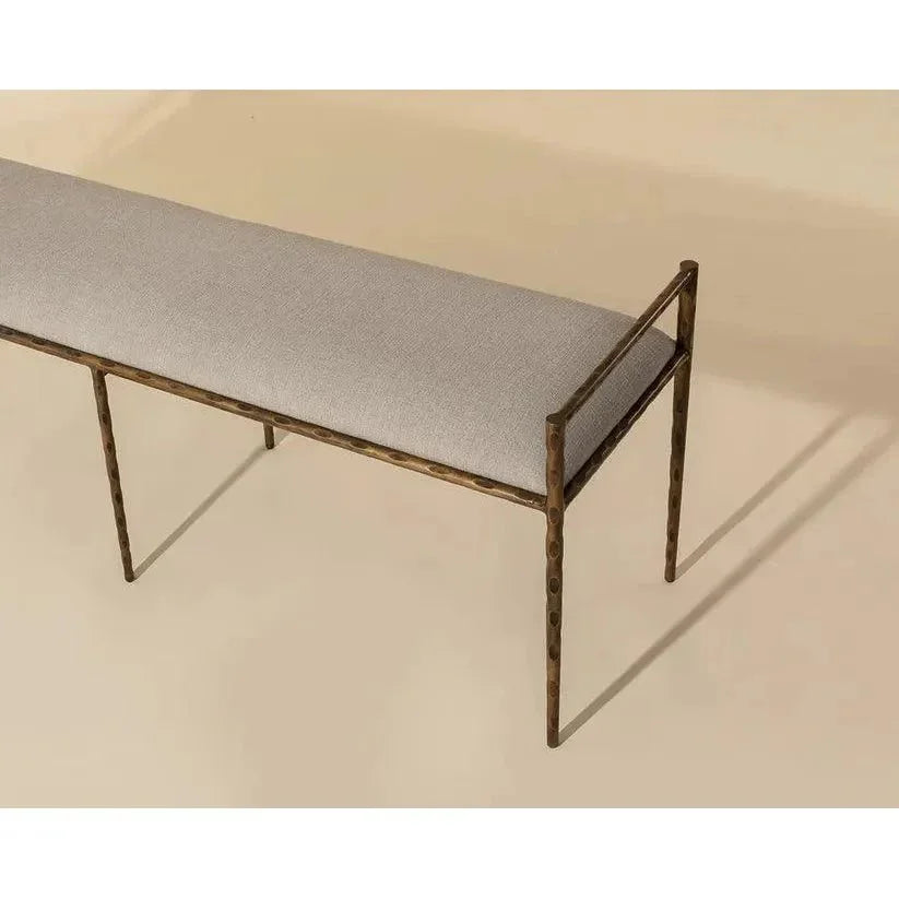 Esai Fabric Backless Bench - LOOMLAN - SUNPAN - Bedroom Benches