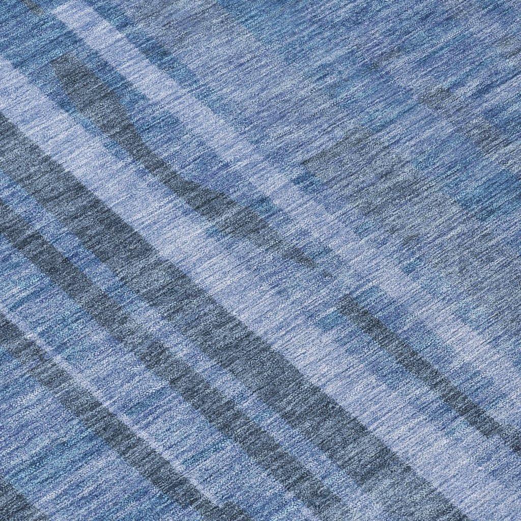 Esmara Blue Washable Indoor-Outdoor Rug-Outdoor Rugs-LOOMLAN Rugs-LOOMLAN