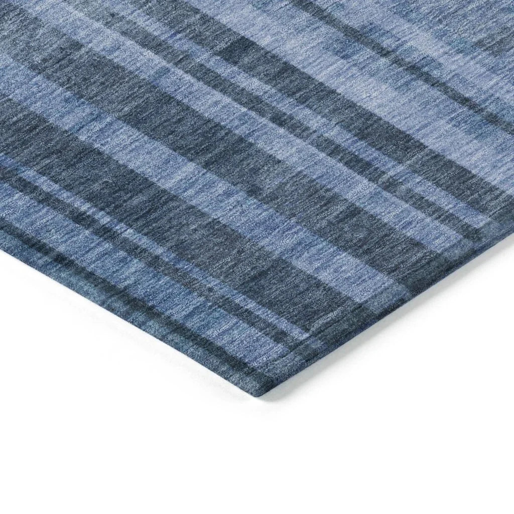 Esmara Blue Washable Indoor-Outdoor Rug-Outdoor Rugs-LOOMLAN Rugs-LOOMLAN