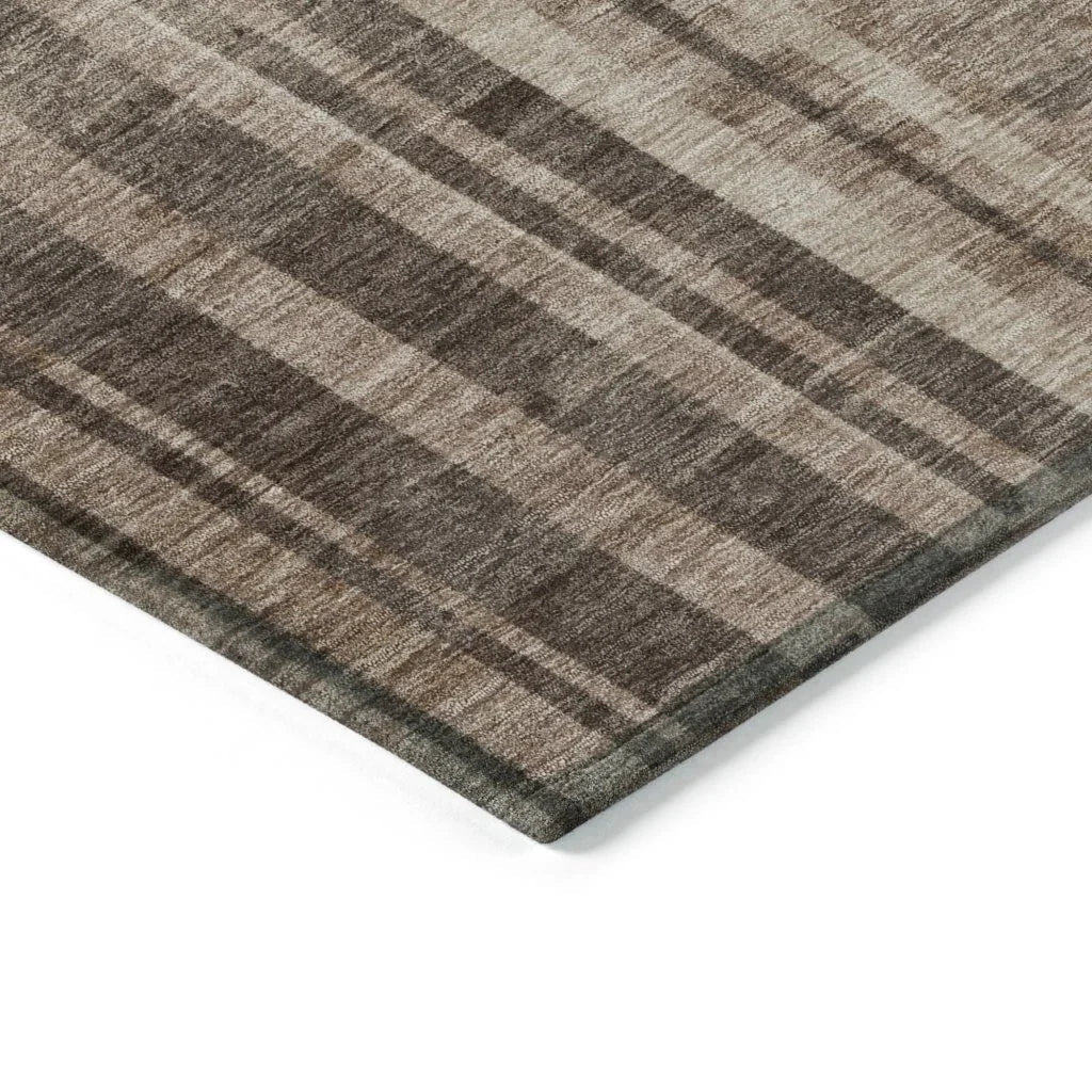 Esmara Brown Washable Indoor-Outdoor Rug-Outdoor Rugs-LOOMLAN Rugs-LOOMLAN