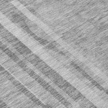 Esmara Gray Washable Indoor-Outdoor Rug-Outdoor Rugs-LOOMLAN Rugs-LOOMLAN