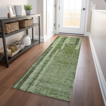 Esmara Green Washable Indoor-Outdoor Rug-Outdoor Rugs-LOOMLAN Rugs-LOOMLAN