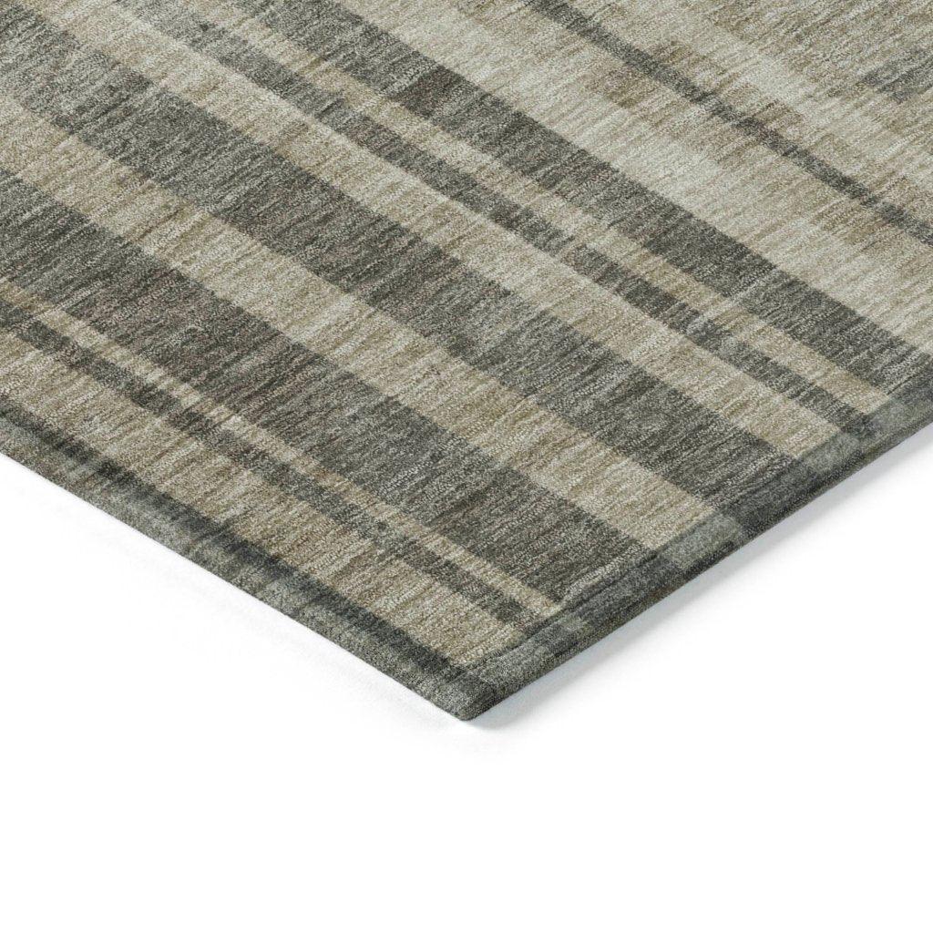 Esmara Taupe Washable Indoor-Outdoor Rug-Outdoor Rugs-LOOMLAN Rugs-LOOMLAN