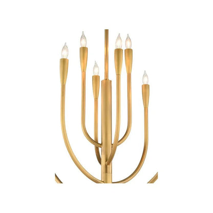 Esme Brass Made Chandelier - LOOMLAN - Chelsea House - Chandeliers