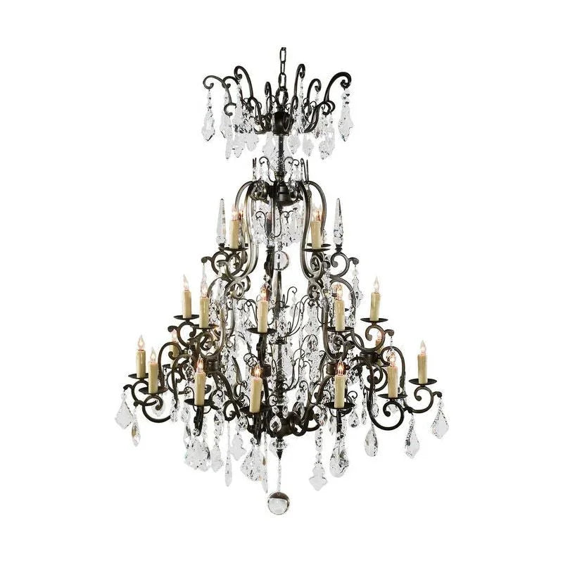 Esmerado Elegance Crystal Made Chandelier - LOOMLAN - Wildwood - Chandeliers