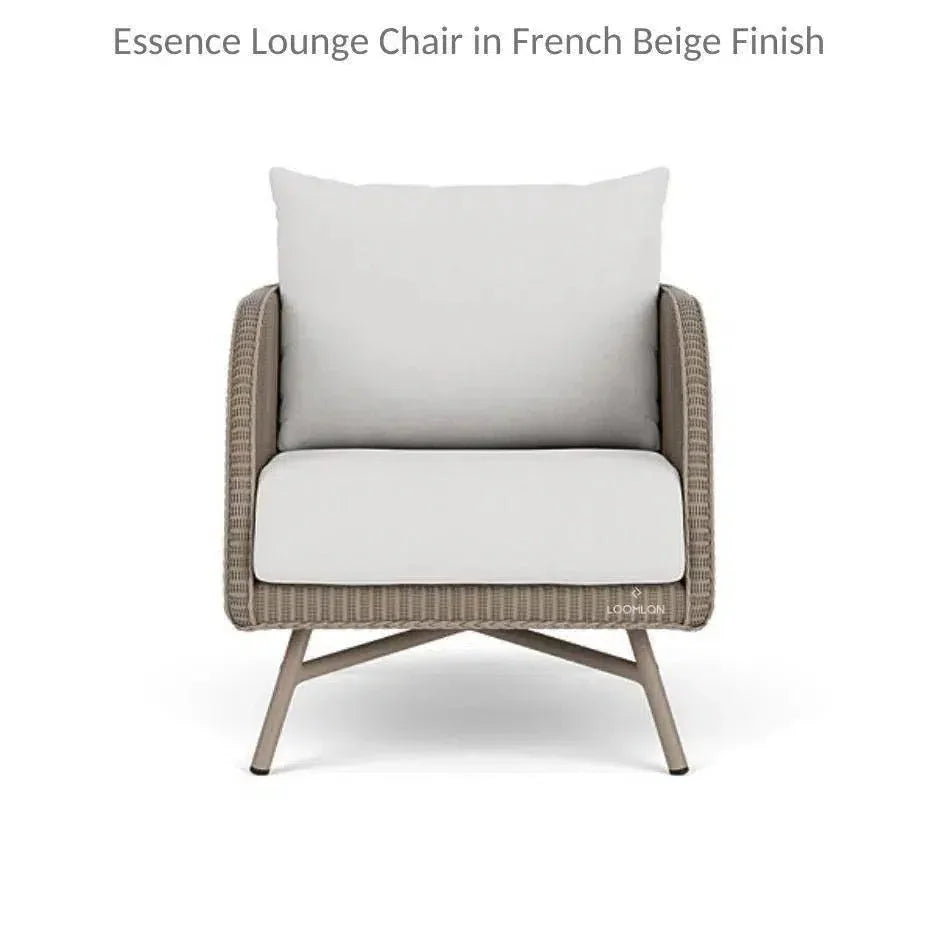 Essence Lounge Chair All Weather Wicker Furniture-Outdoor Lounge Chairs-Lloyd Flanders-LOOMLAN