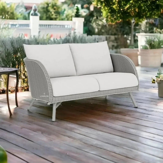 Essence Loveseat All Weather Wicker Furniture - LOOMLAN - Lloyd Flanders - Outdoor Sofas & Loveseats