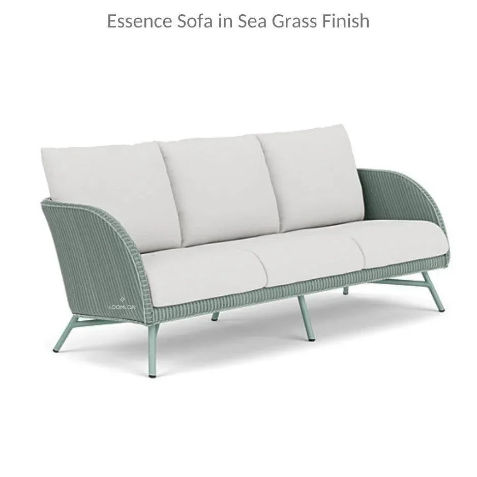 Essence Sofa All Weather Wicker Furniture Made USA - LOOMLAN - Lloyd Flanders - Outdoor Sofas & Loveseats