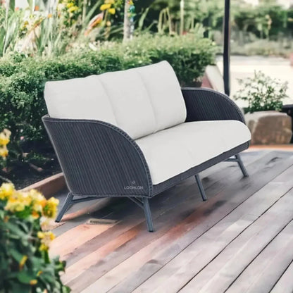 Essence Sofa All Weather Wicker Furniture Made USA - LOOMLAN - Lloyd Flanders - Outdoor Sofas & Loveseats