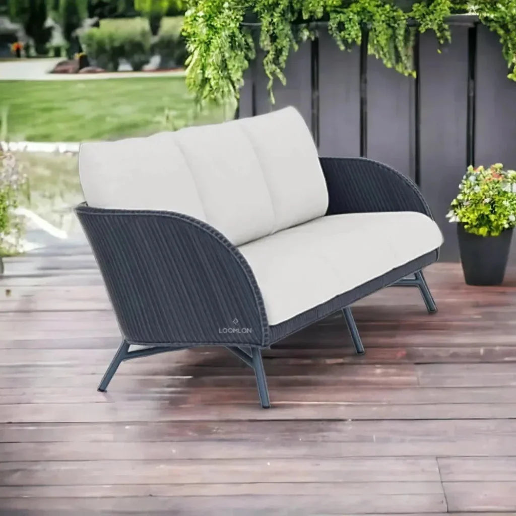 Essence Sofa All Weather Wicker Furniture Made USA - LOOMLAN - Lloyd Flanders - Outdoor Sofas & Loveseats