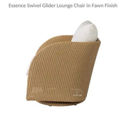 Essence Swivel Glider Lounge Chair Wicker Furniture-Outdoor Lounge Chairs-Lloyd Flanders-LOOMLAN