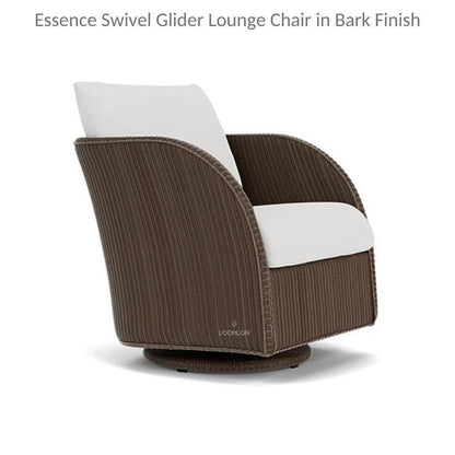 Essence Swivel Glider Lounge Chair Wicker Furniture-Outdoor Lounge Chairs-Lloyd Flanders-LOOMLAN
