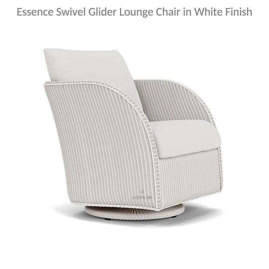 Essence Swivel Glider Lounge Chair Wicker Furniture-Outdoor Lounge Chairs-Lloyd Flanders-LOOMLAN