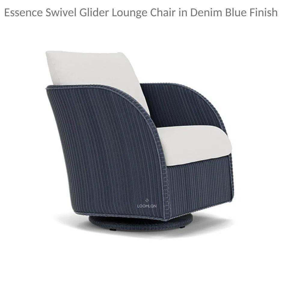 Essence Swivel Glider Lounge Chair Wicker Furniture-Outdoor Lounge Chairs-Lloyd Flanders-LOOMLAN