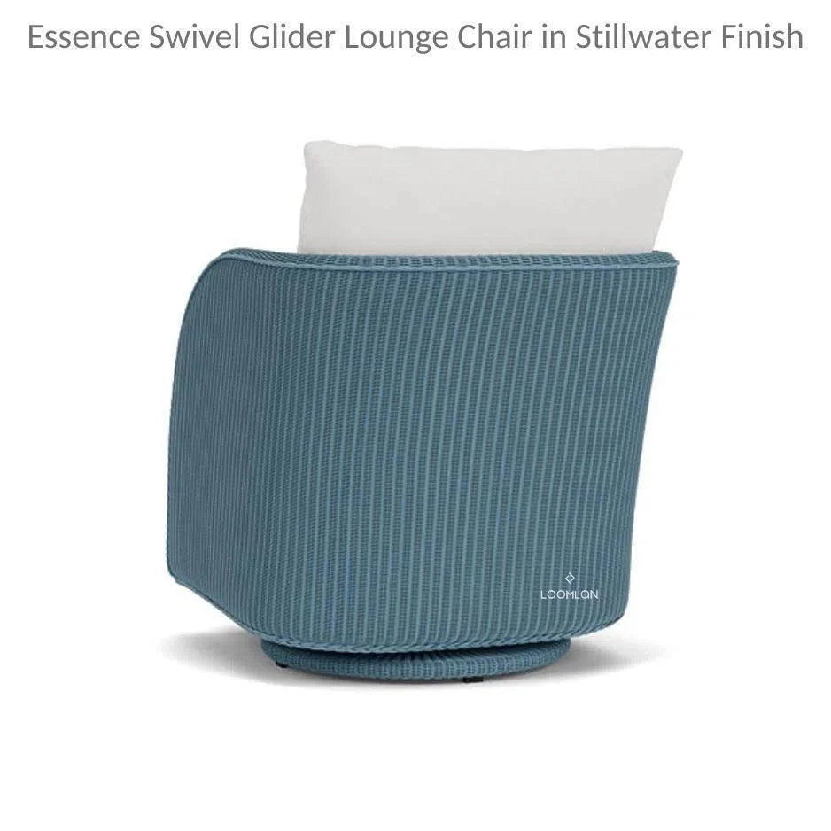 Essence Swivel Glider Lounge Chair Wicker Furniture-Outdoor Lounge Chairs-Lloyd Flanders-LOOMLAN