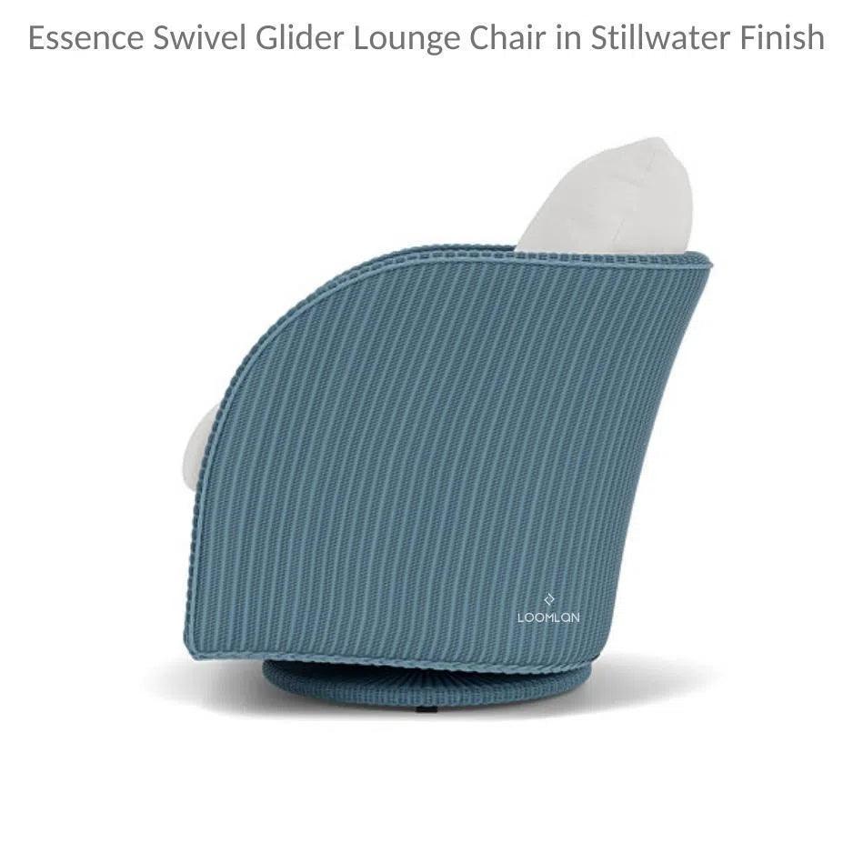 Essence Swivel Glider Lounge Chair Wicker Furniture-Outdoor Lounge Chairs-Lloyd Flanders-LOOMLAN