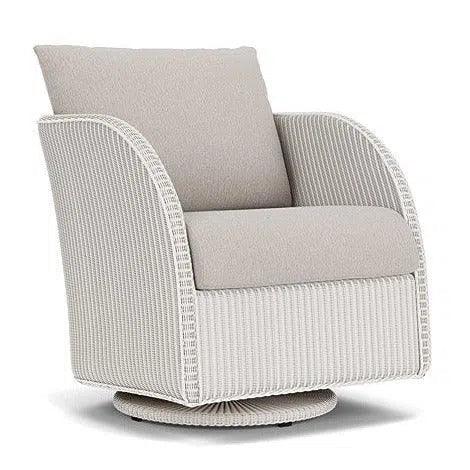 Essence Swivel Glider Lounge Chair Wicker Furniture-Outdoor Lounge Chairs-Lloyd Flanders-LOOMLAN
