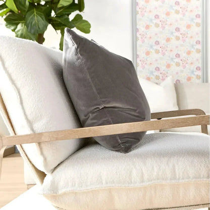 Essential Dove Velvet Throw Pillow Insert - 2PC - LOOMLAN - Essentials For Living - Throw Pillows