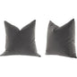 Essential Dove Velvet Throw Pillow Insert - 2PC - LOOMLAN - Essentials For Living - Throw Pillows