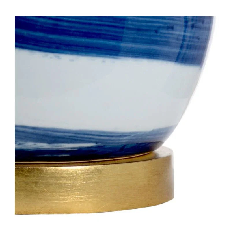 Essex Hand - Painted Double Gourd Design Table Lamp - LOOMLAN - Chelsea House - Table Lamps