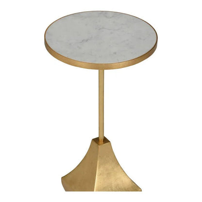 Essex Marble Top Round Drinks Table - LOOMLAN - Chelsea House - Side Tables