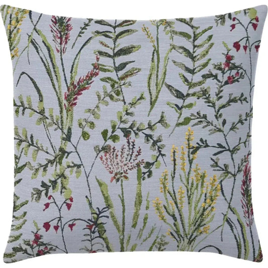 Estelle Mineral Handmade Outdoor Pillow-Outdoor Pillows-Earnest Collection-20" Square-LOOMLAN