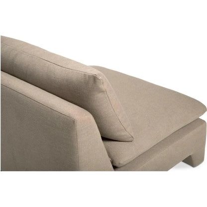 Estelle Performance Fabric Armless Lounge Chair-Lounge Chairs-Moe's Home-LOOMLAN