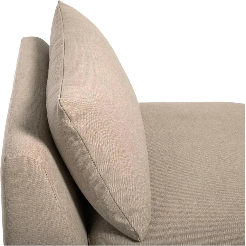 Estelle Performance Fabric Armless Lounge Chair-Lounge Chairs-Moe's Home-LOOMLAN