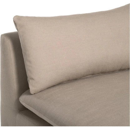 Estelle Performance Fabric Armless Lounge Chair-Lounge Chairs-Moe's Home-LOOMLAN