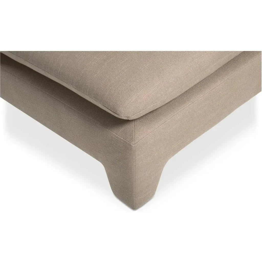 Estelle Performance Fabric Armless Lounge Chair-Lounge Chairs-Moe's Home-LOOMLAN