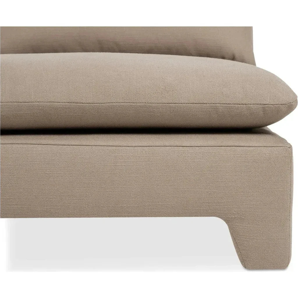 Estelle Performance Fabric Armless Lounge Chair-Lounge Chairs-Moe's Home-LOOMLAN