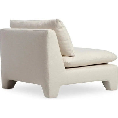 Estelle Performance Fabric Armless Lounge Chair-Lounge Chairs-Moe's Home-LOOMLAN