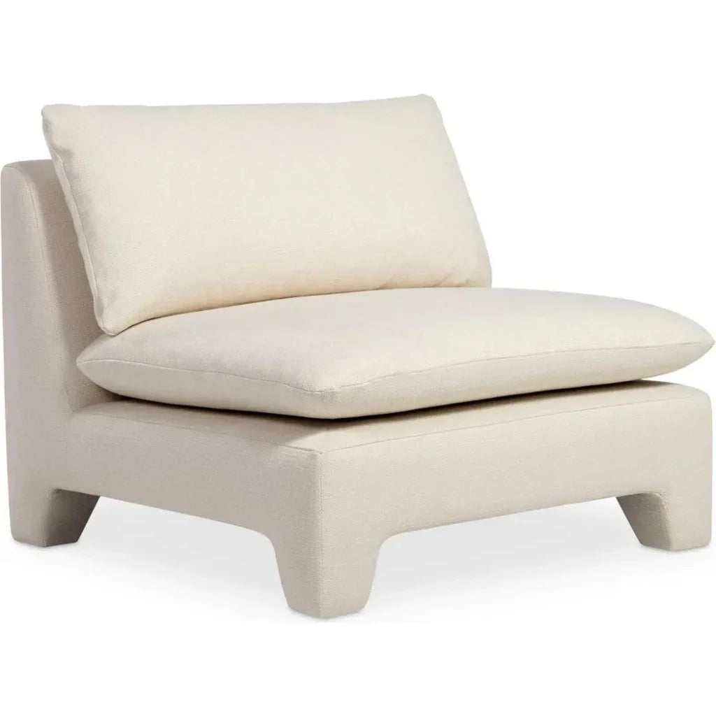 Estelle Performance Fabric Armless Lounge Chair-Lounge Chairs-Moe's Home-LOOMLAN