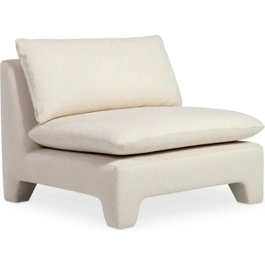 Estelle Performance Fabric Armless Lounge Chair-Lounge Chairs-Moe's Home-LOOMLAN