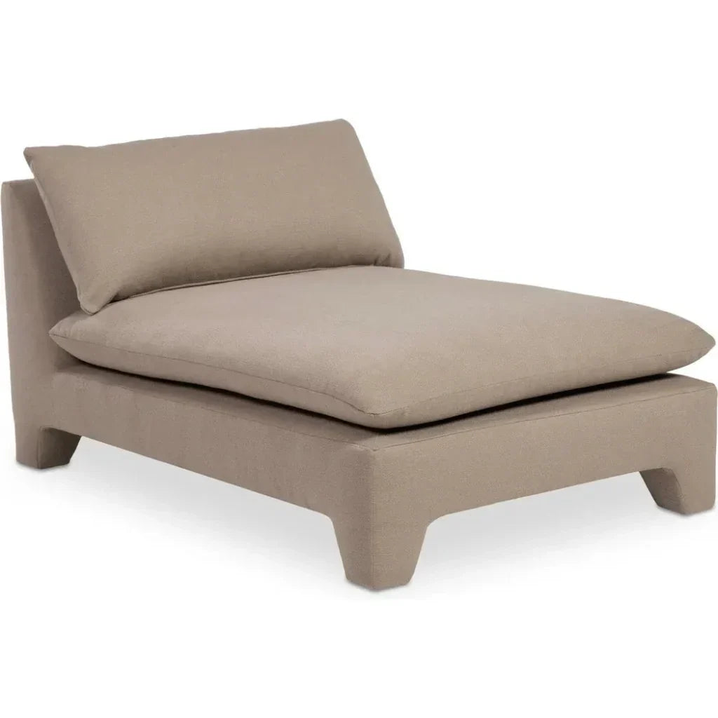 Estelle Performance Fabric Chaise - LOOMLAN - Moe's Home - Chaises