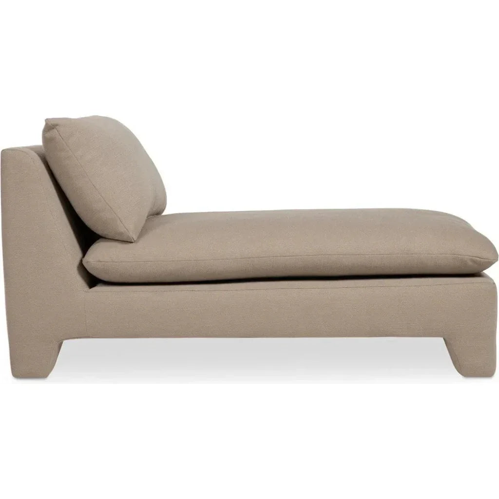 Estelle Performance Fabric Chaise - LOOMLAN - Moe's Home - Chaises