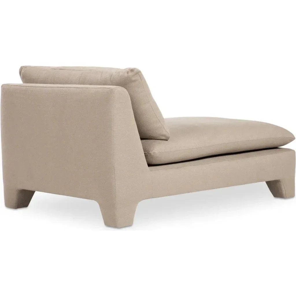 Estelle Performance Fabric Chaise - LOOMLAN - Moe's Home - Chaises