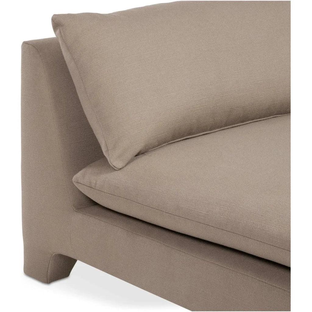 Estelle Performance Fabric Chaise - LOOMLAN - Moe's Home - Chaises