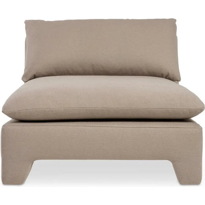 Estelle Performance Fabric Chaise - LOOMLAN - Moe's Home - Chaises