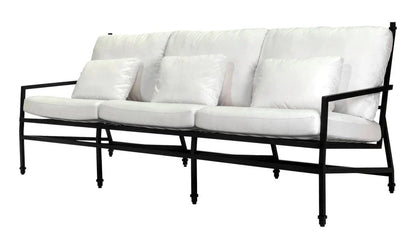Eterna Black Sand Matte Comfort Patio 3 - Seat Sofa - LOOMLAN - Seasonal Living - Outdoor Sofas & Loveseats