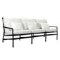 Eterna Black Sand Matte Comfort Patio 3 - Seat Sofa - LOOMLAN - Seasonal Living - Outdoor Sofas & Loveseats