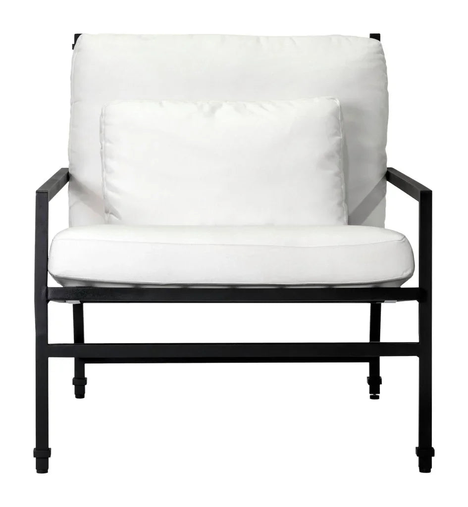 Eterna Black Sand Matte Patio Lounge Chair-Outdoor Lounge Chairs-Seasonal Living-LOOMLAN