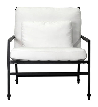 Eterna Black Sand Matte Patio Lounge Chair-Outdoor Lounge Chairs-Seasonal Living-LOOMLAN