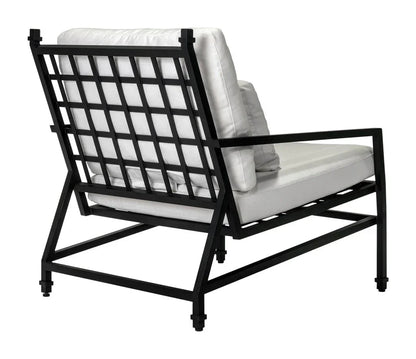 Eterna Black Sand Matte Patio Lounge Chair-Outdoor Lounge Chairs-Seasonal Living-LOOMLAN