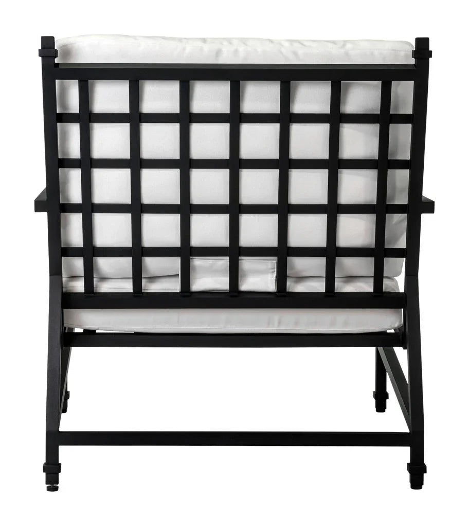 Eterna Black Sand Matte Patio Lounge Chair-Outdoor Lounge Chairs-Seasonal Living-LOOMLAN